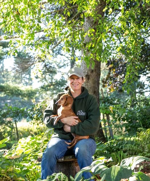 Donna Warwick, Founder of The Avant Gardeners, in her own garden